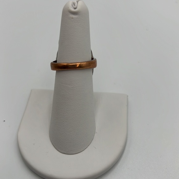 ART DECO faux diamond 1/2 finger ring - Picture 2 of 2